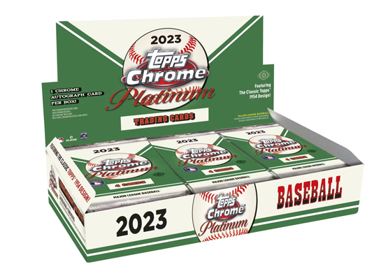 2022 Topps Chrome Baseball Platinum Anniversary good Hobby Box